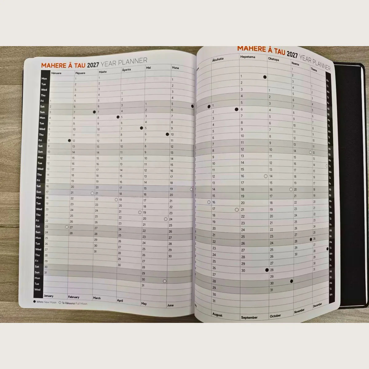 2026 Mahere ā Wiki Weekly Planner