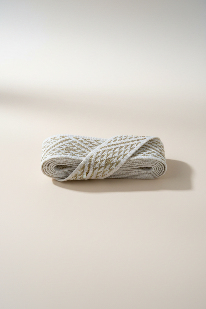 Hiwa White Contemporary Korowai