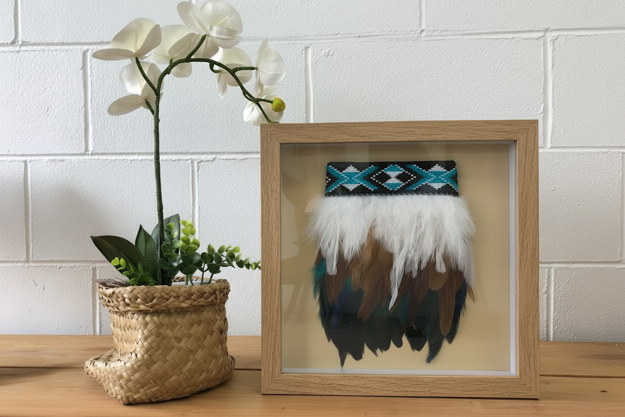 KBH Framed Korowai Art