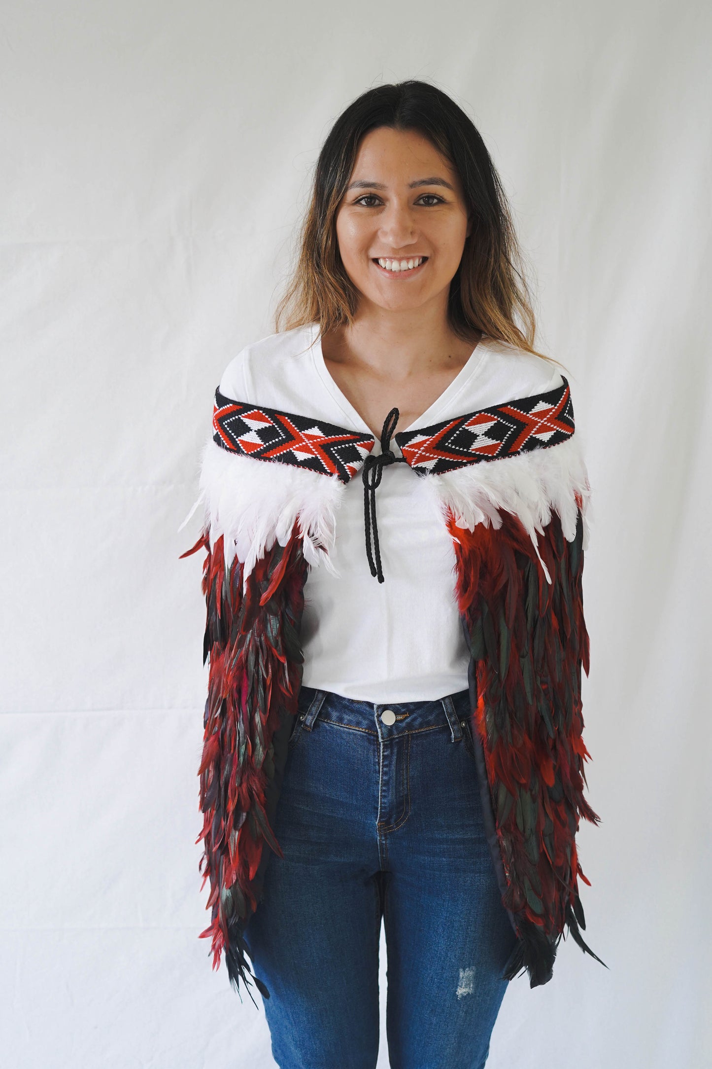 Red Contemporary Korowai