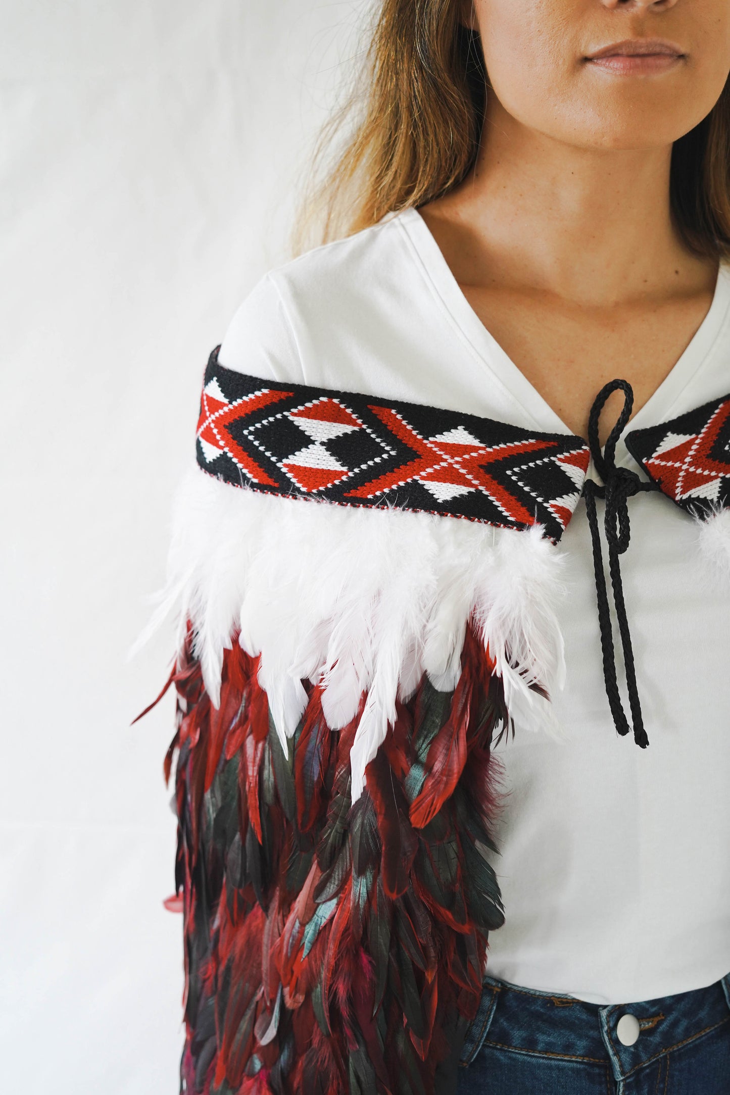 Red Contemporary Korowai