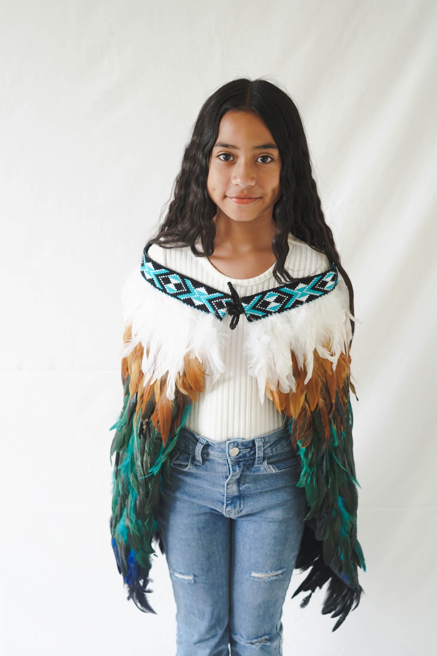 Kingfisher Blue Kids Contemporary Korowai
