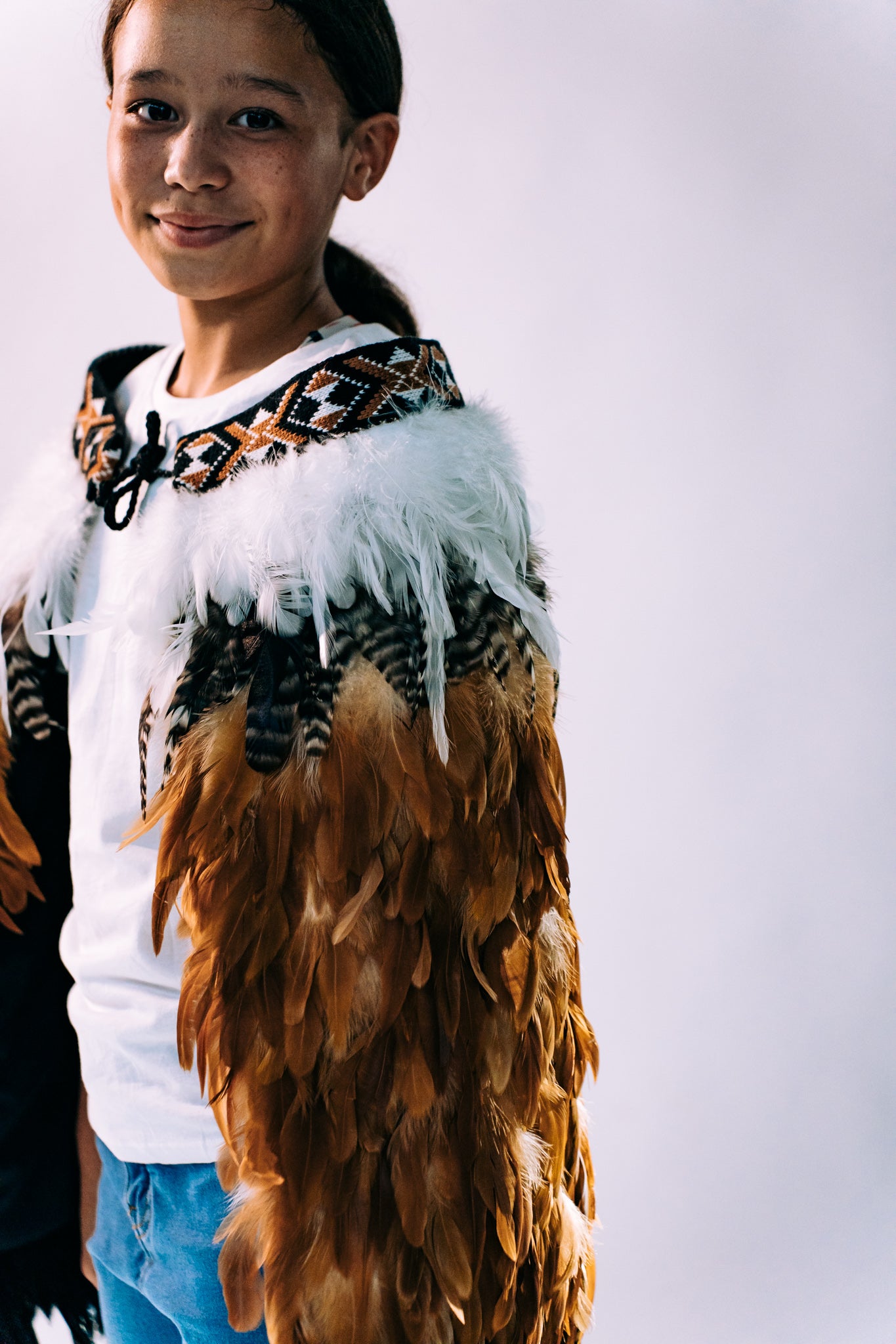 Brown Kids Korowai