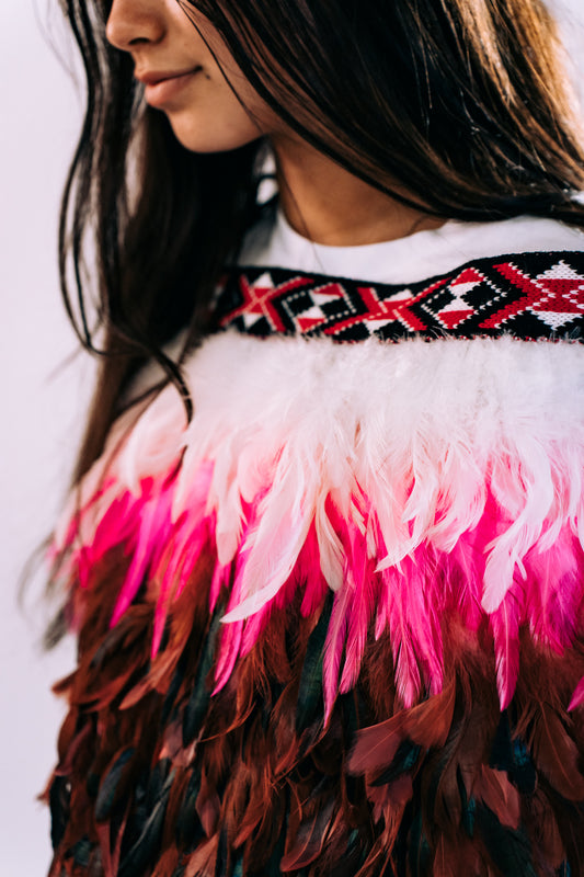 Pink Kids Contemporary Korowai