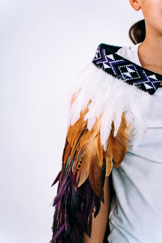 Purple Kids Contemporary Korowai