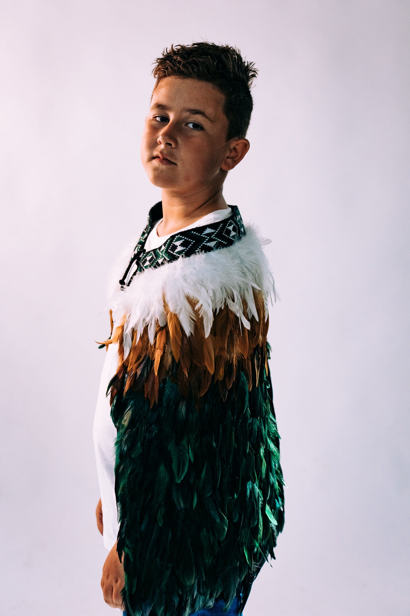 Green Kids Korowai