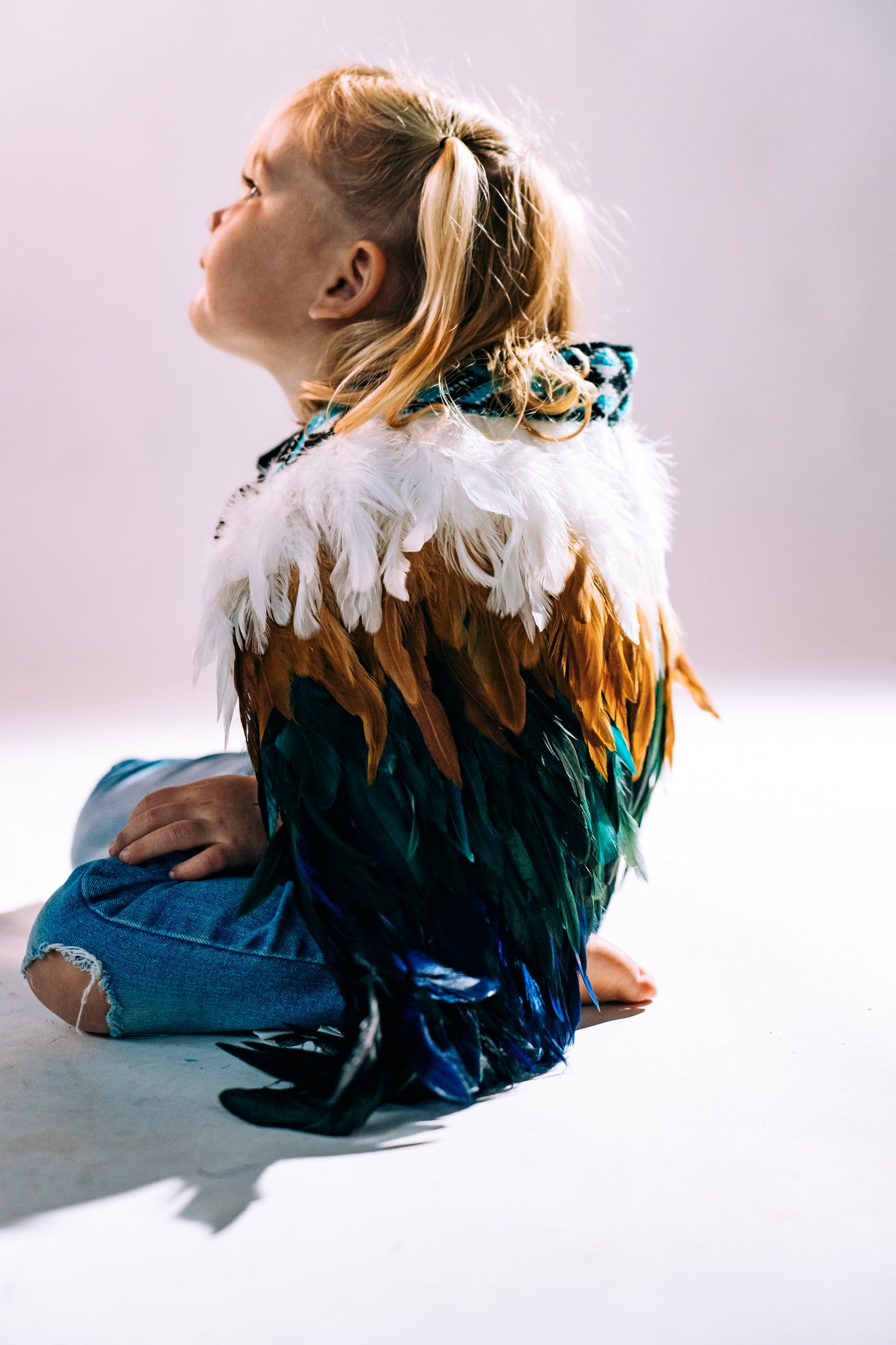 Kingfisher Blue Toddler Korowai