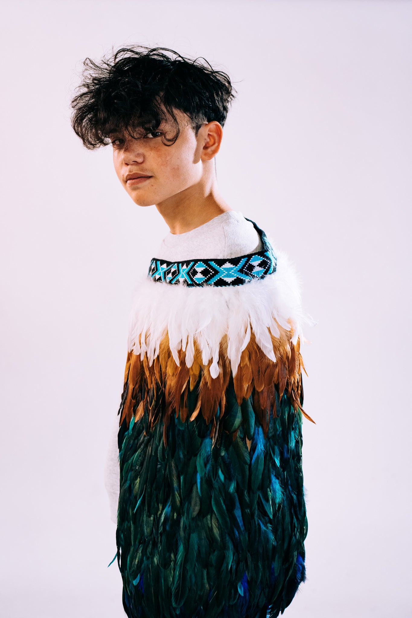 Kingfisher Blue Kids Korowai