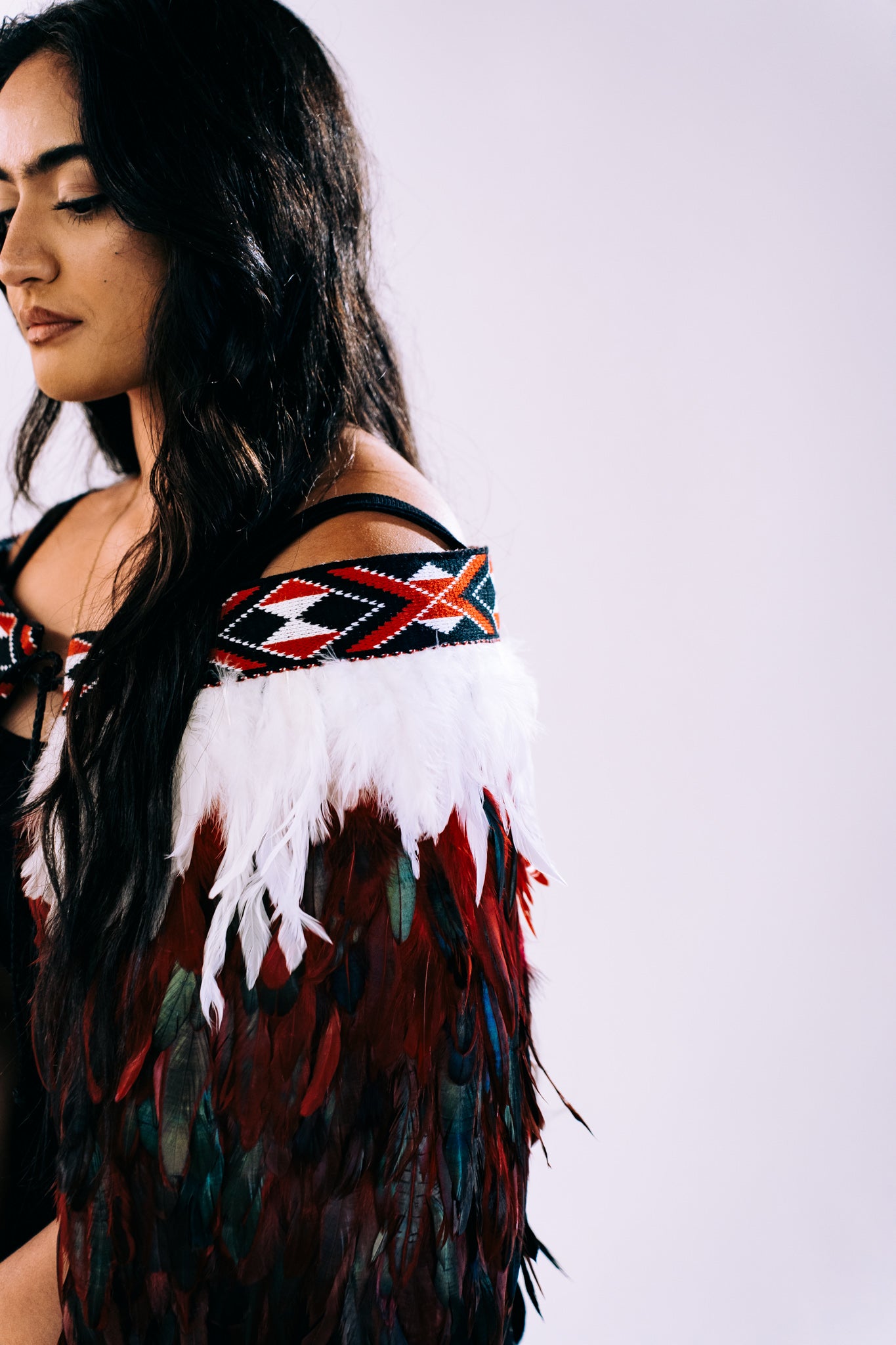 Red Contemporary Korowai