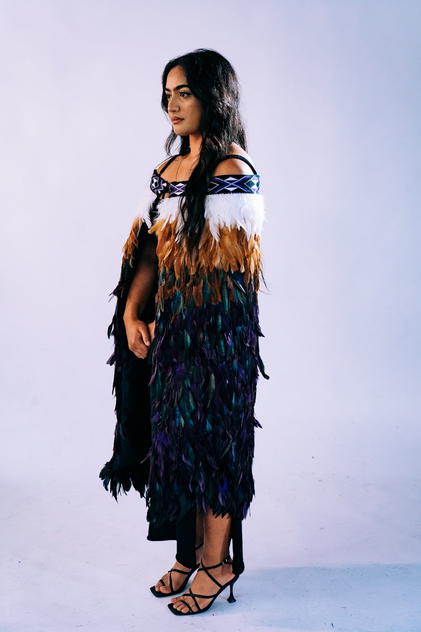 Purple Contemporary Korowai