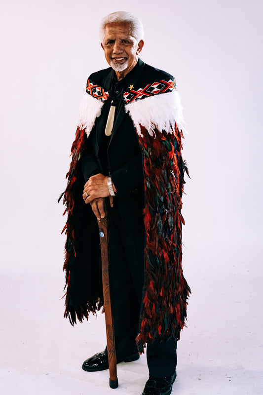 Red Rangatira Contemporary Korowai