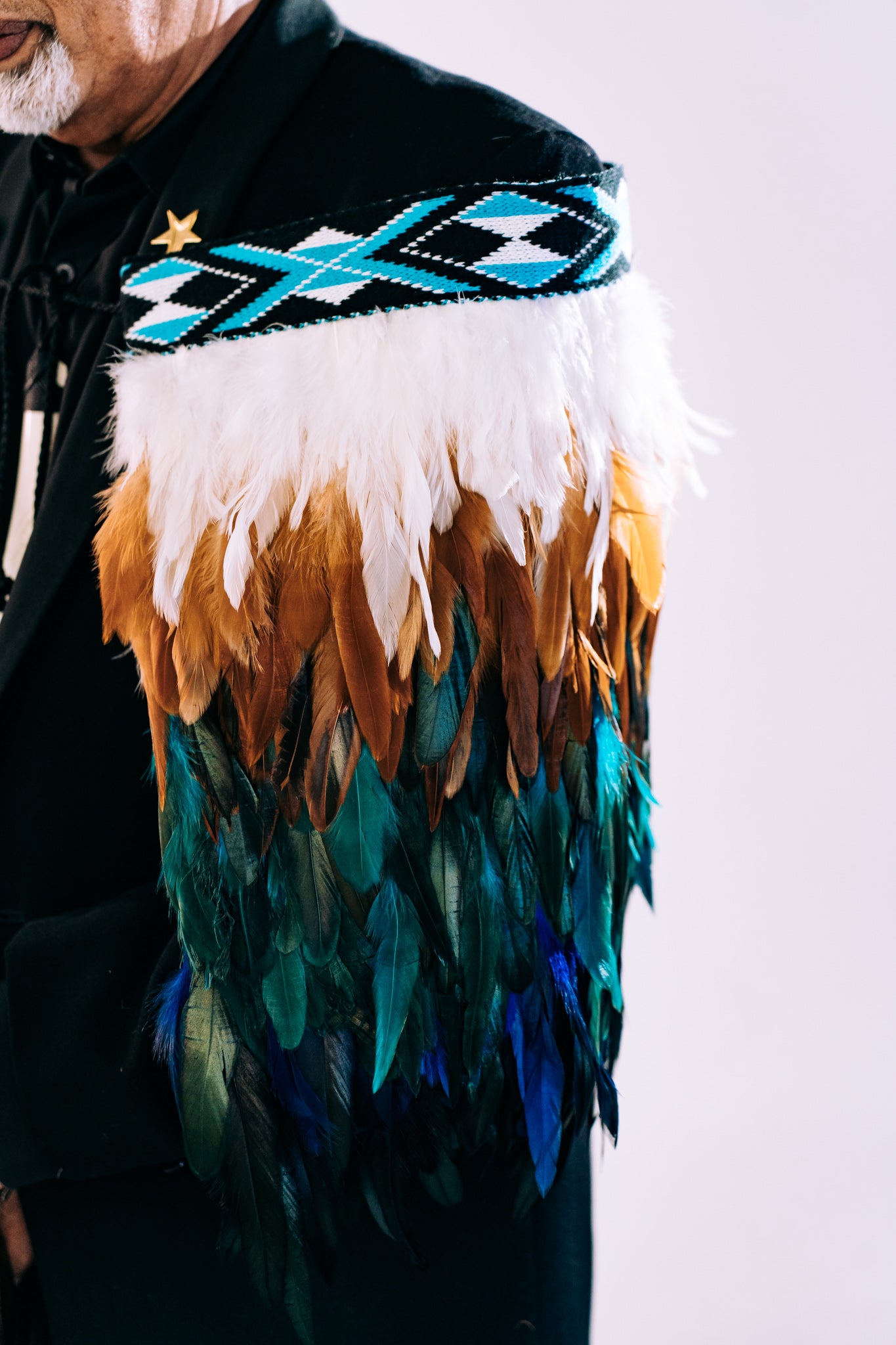 Kingfisher Blue Contemporary Korowai