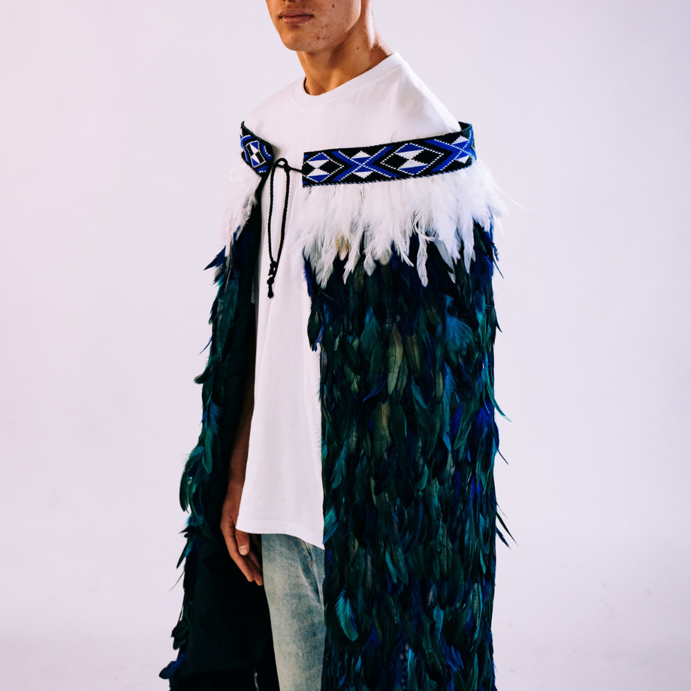 Blue Contemporary Korowai