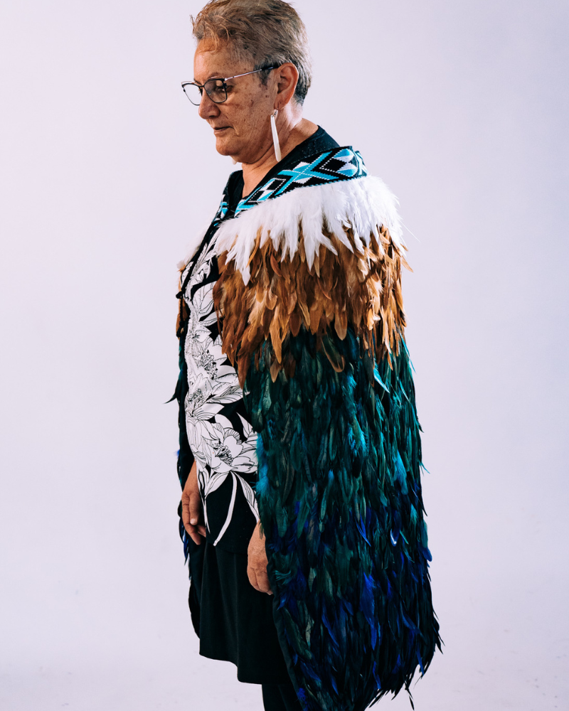 Kingfisher Blue Contemporary Korowai