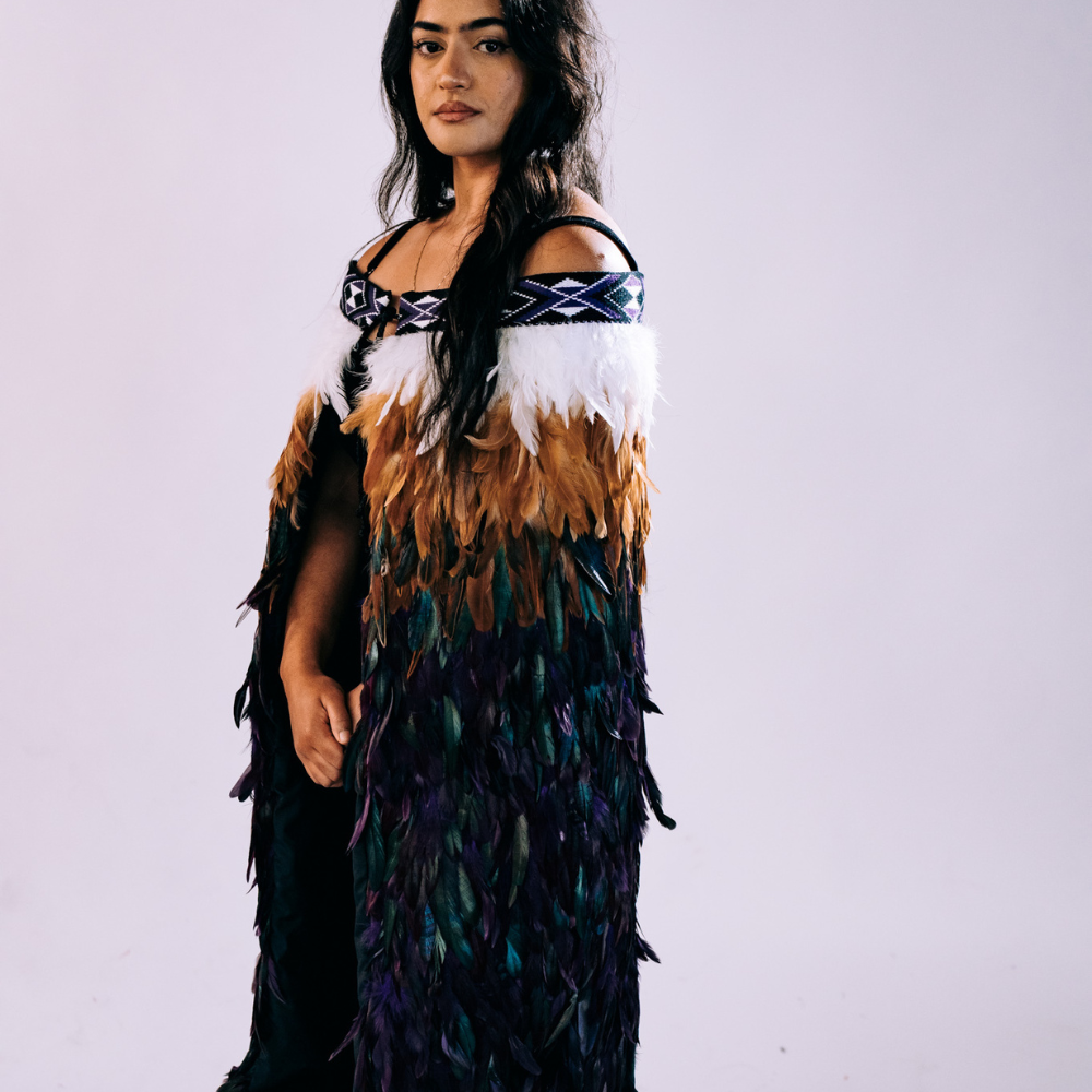 Purple Contemporary Korowai