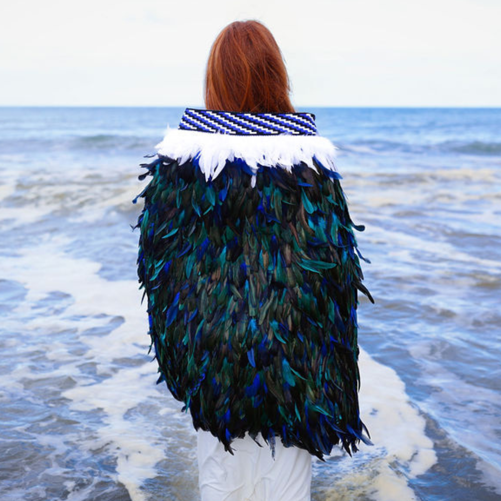 Blue Contemporary Korowai