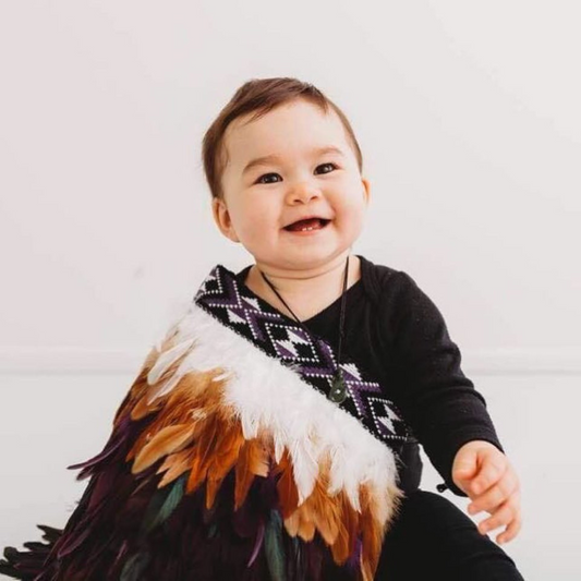 Purple Baby Contemporary Korowai