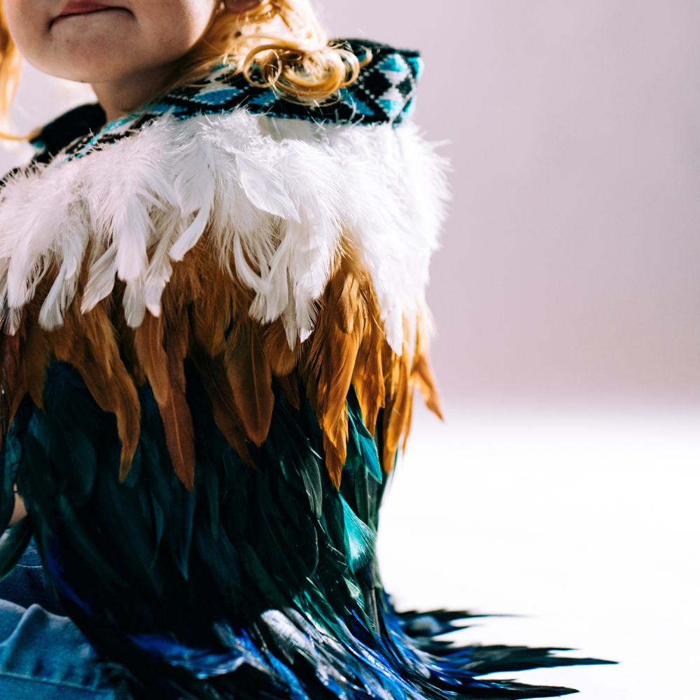 Kingfisher Blue Baby Korowai