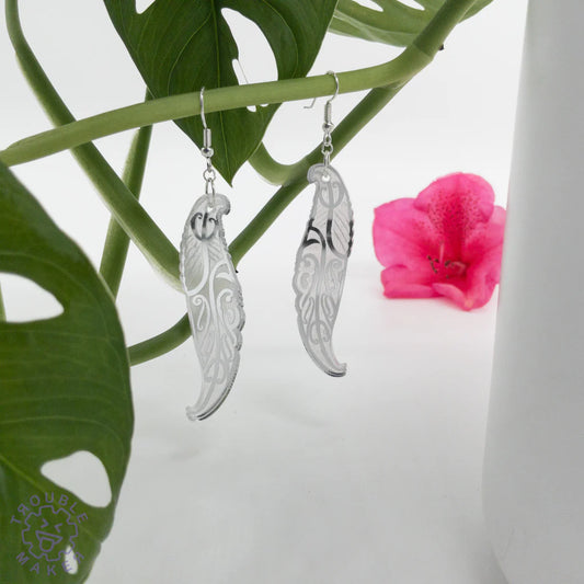 Wai Huruhuru Earrings