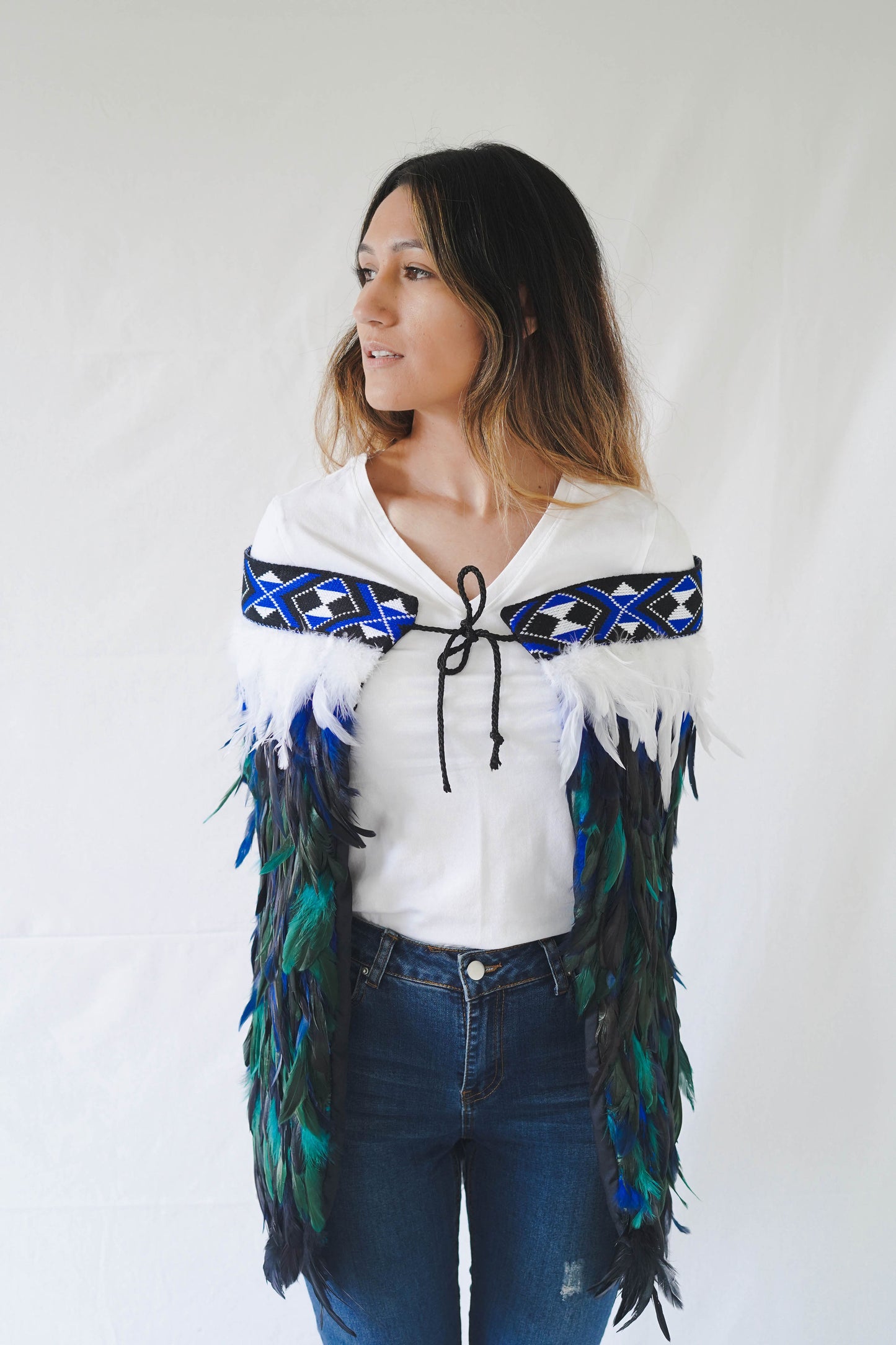 Blue Contemporary Korowai