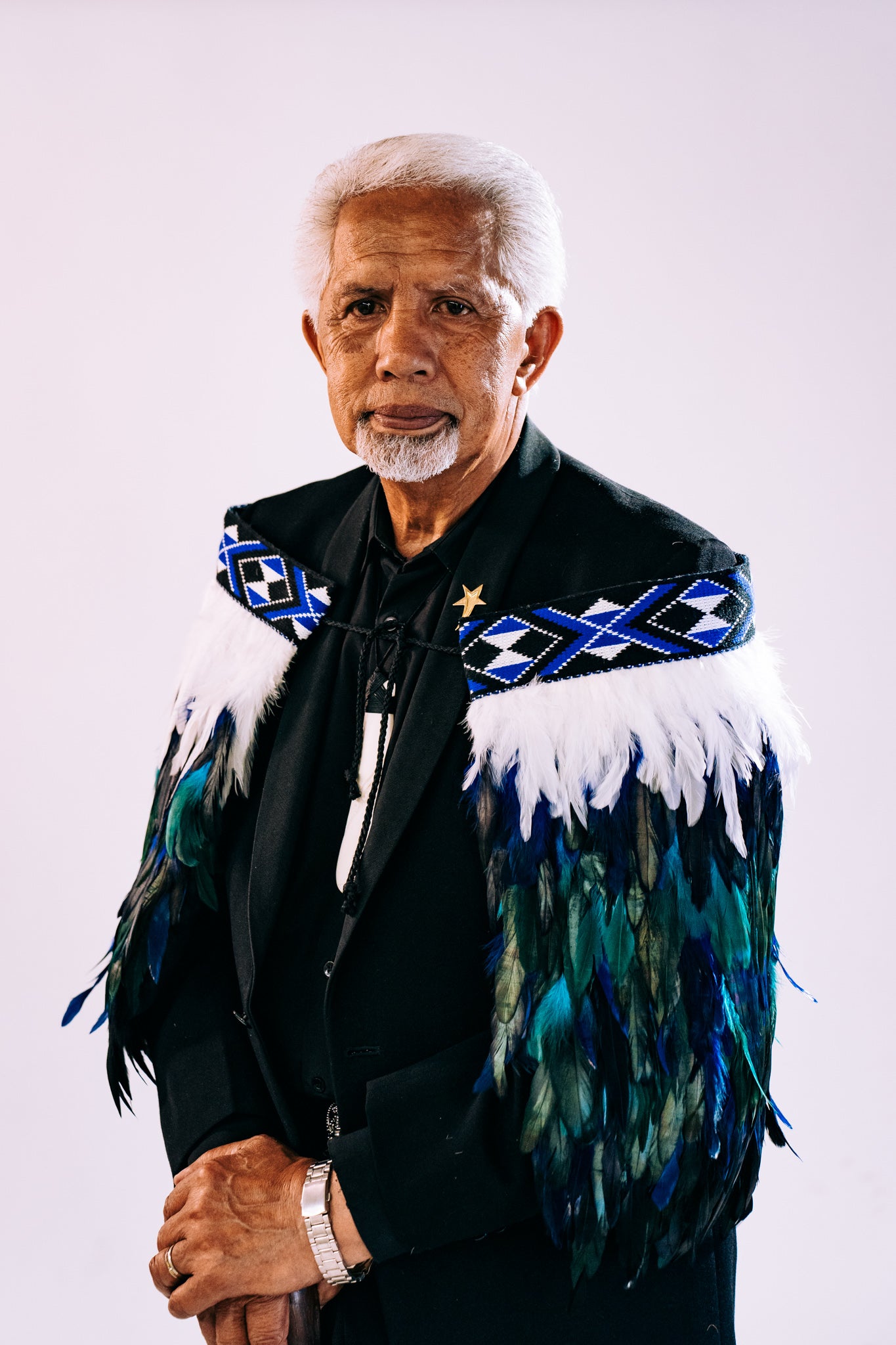 Blue Contemporary Korowai