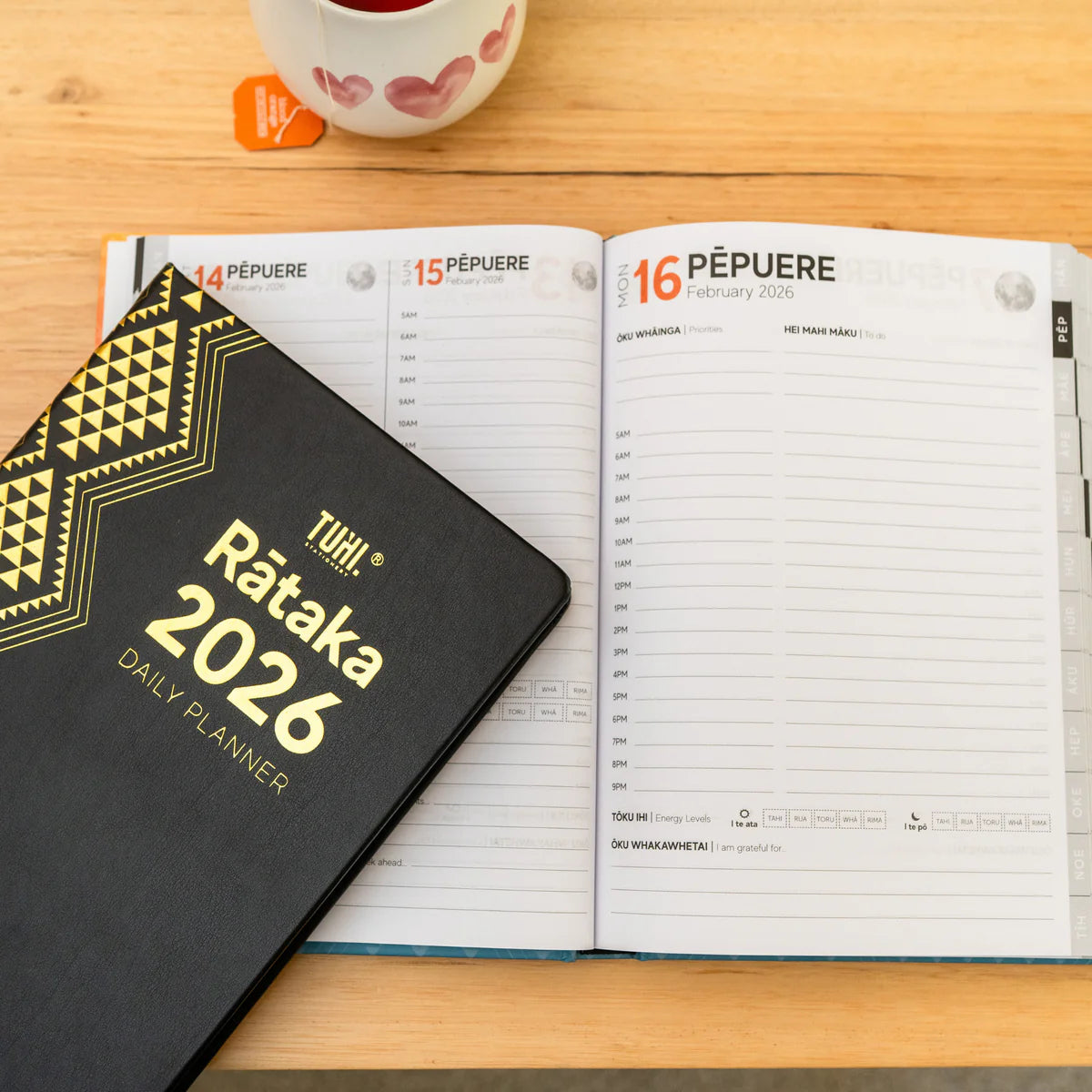 2026 Rātaka Bilingual Daily Planner (B5 size)