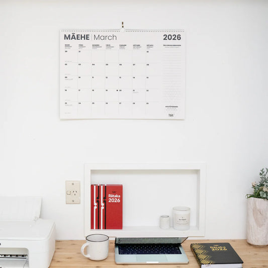 2026 Mahere ā Marama Māori Wall Calendar