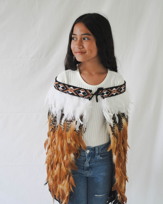 Brown Kids Korowai