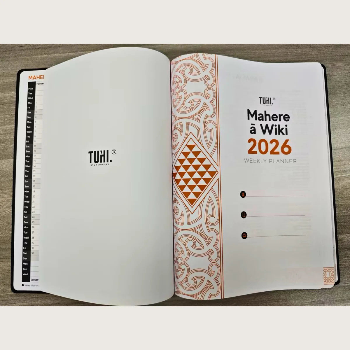 2026 Mahere ā Wiki Weekly Planner