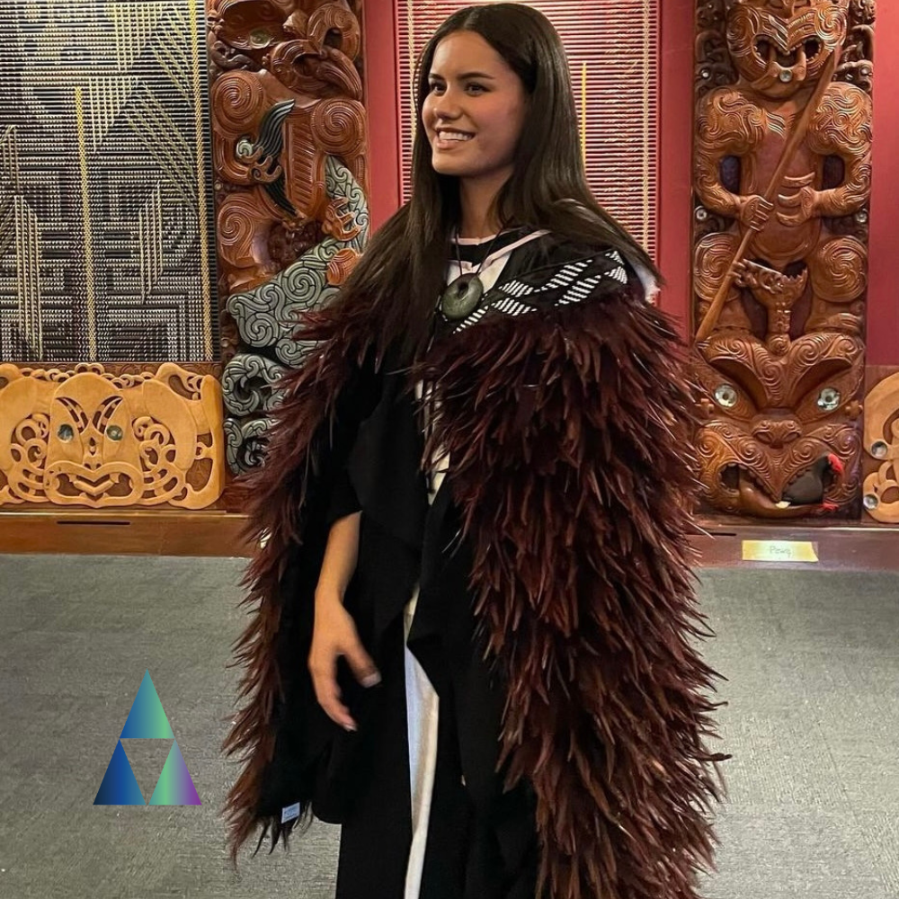 KOROWAI Contemporary Kahu Kiwi Design – Korowai by Hiria