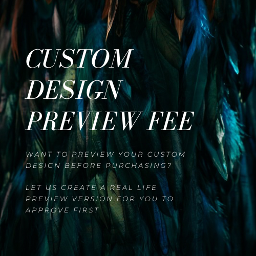 Custom Design Preview Fee