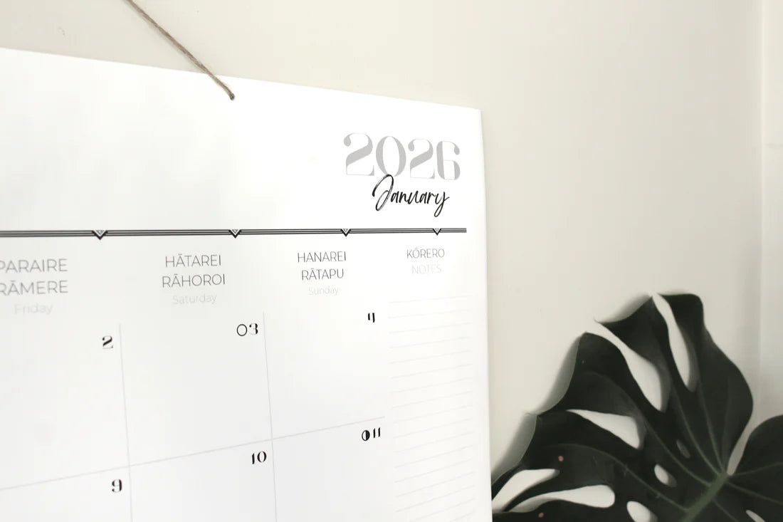 Tui Māori 2026 Calendar