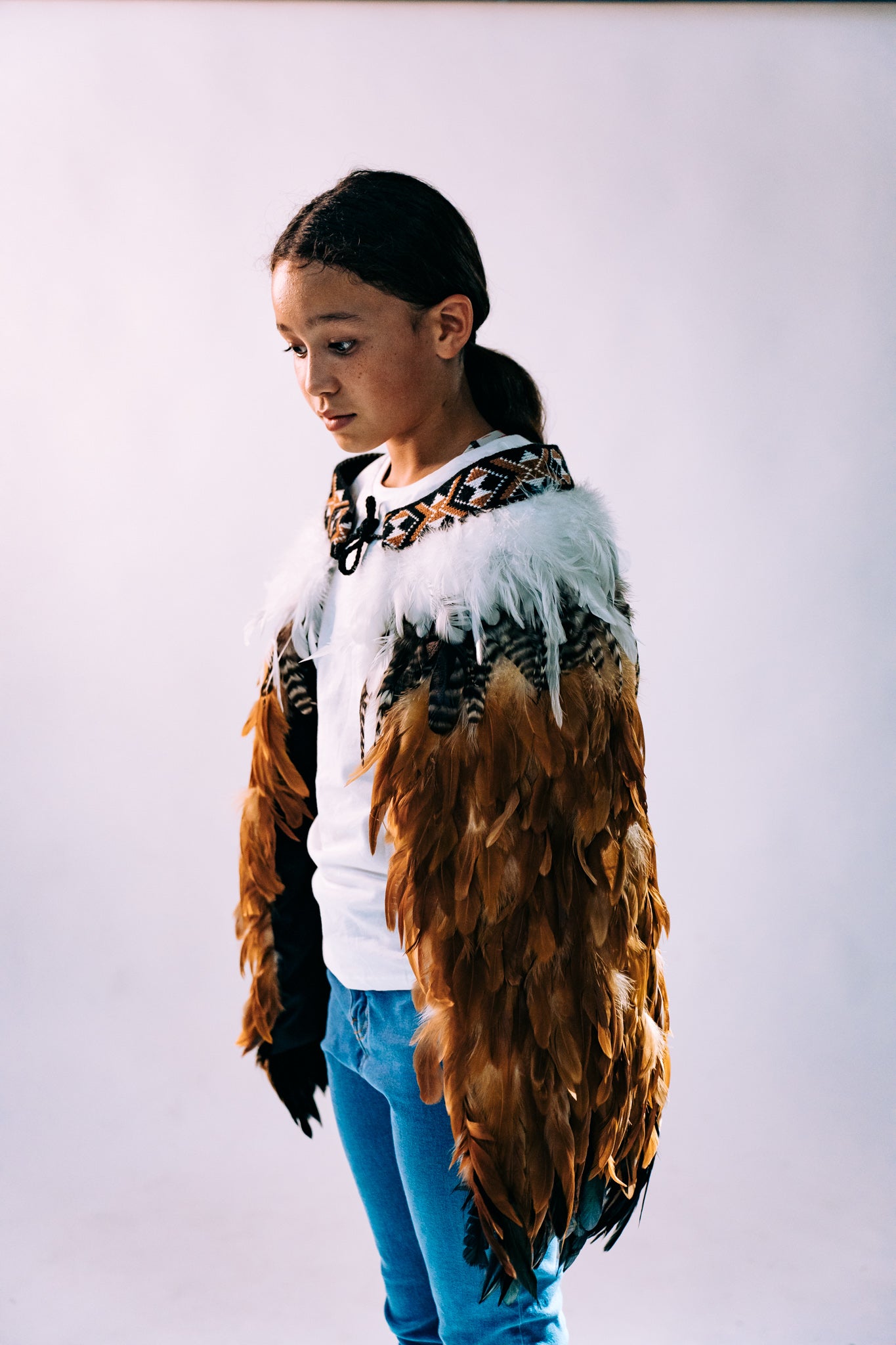 Brown Kids Korowai