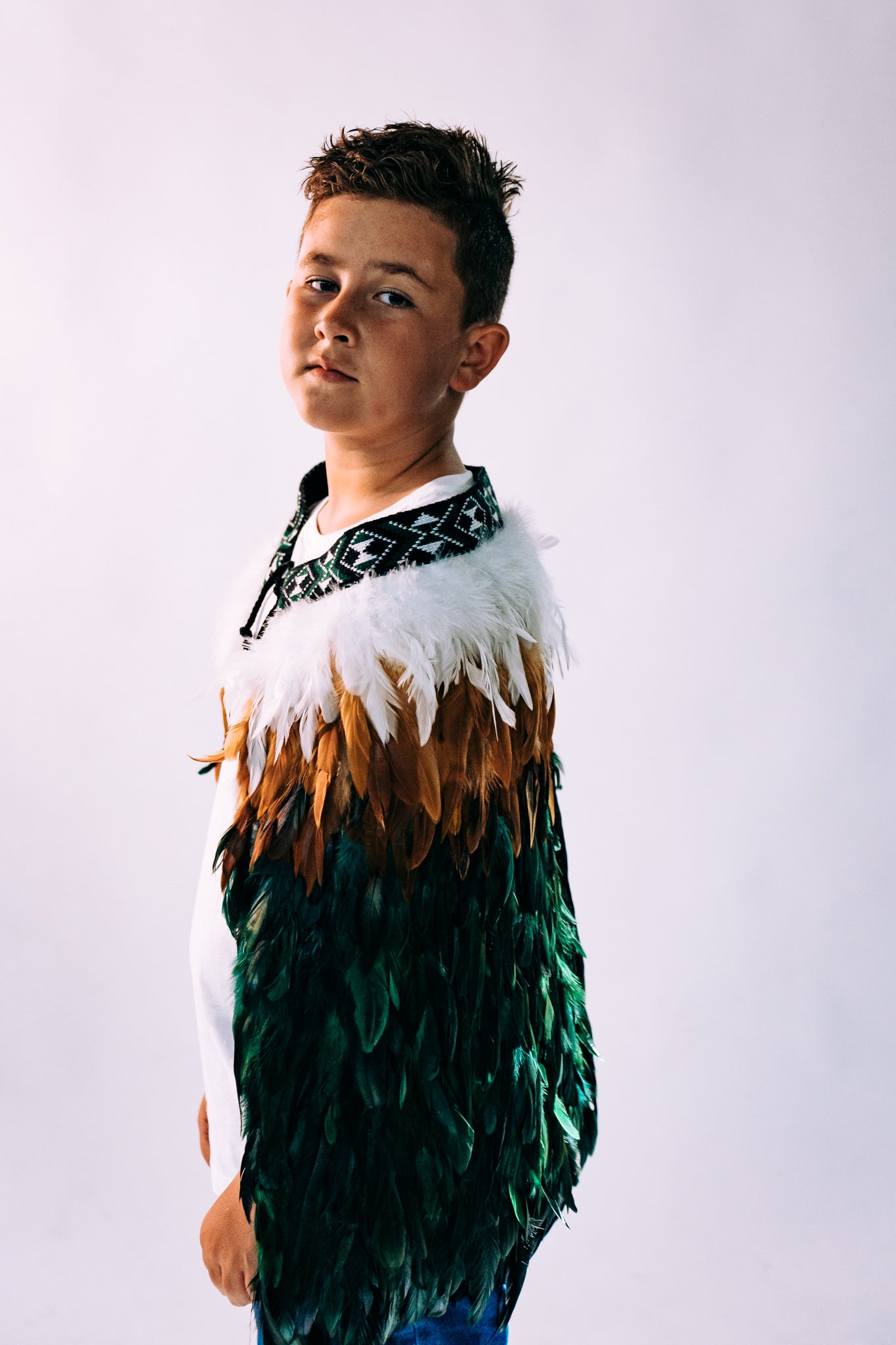 Green Kids Korowai