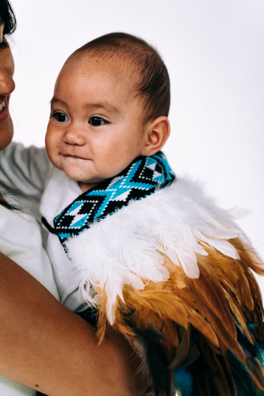 Kingfisher Blue Baby Korowai