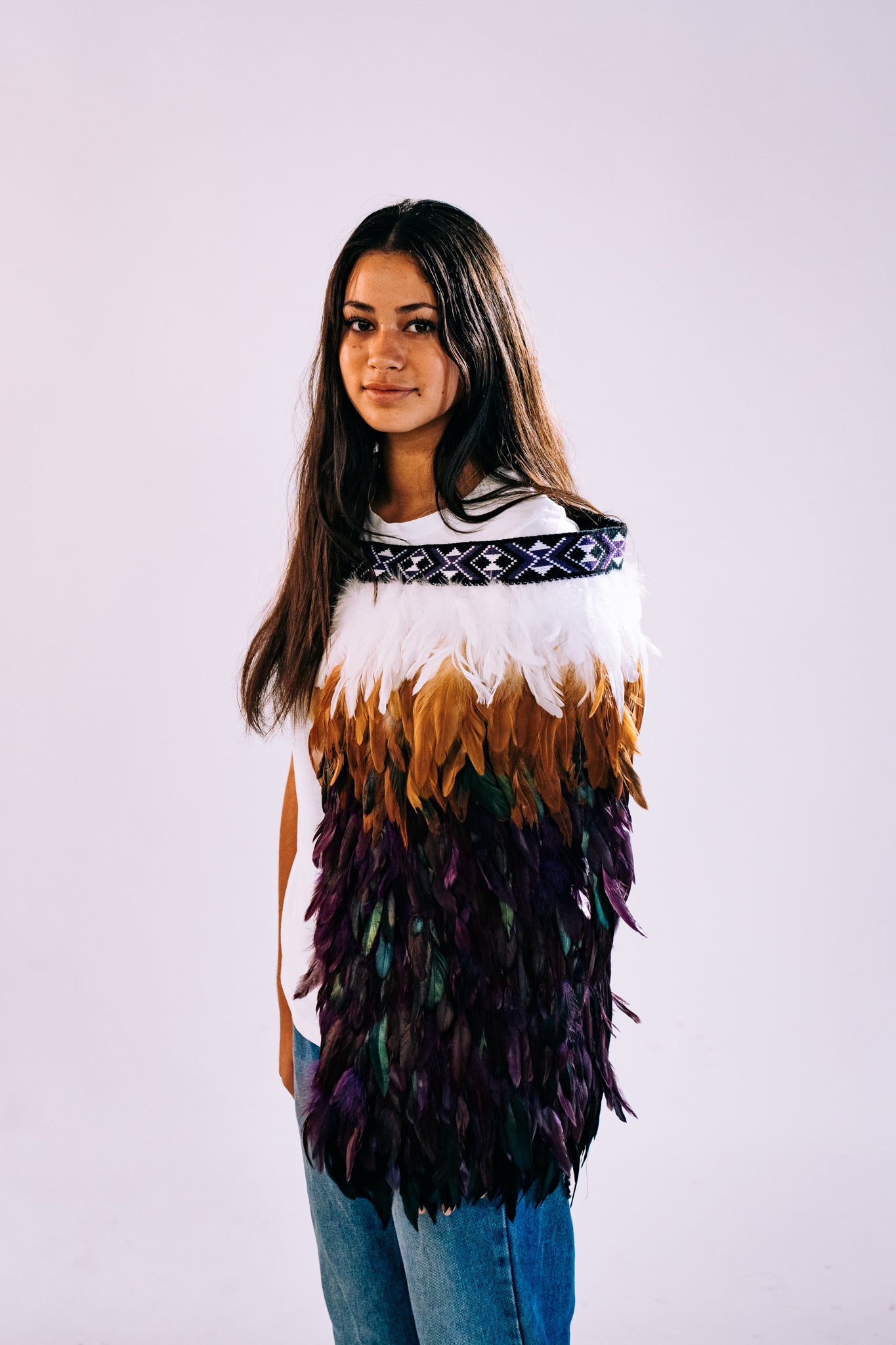 Purple Kids Contemporary Korowai