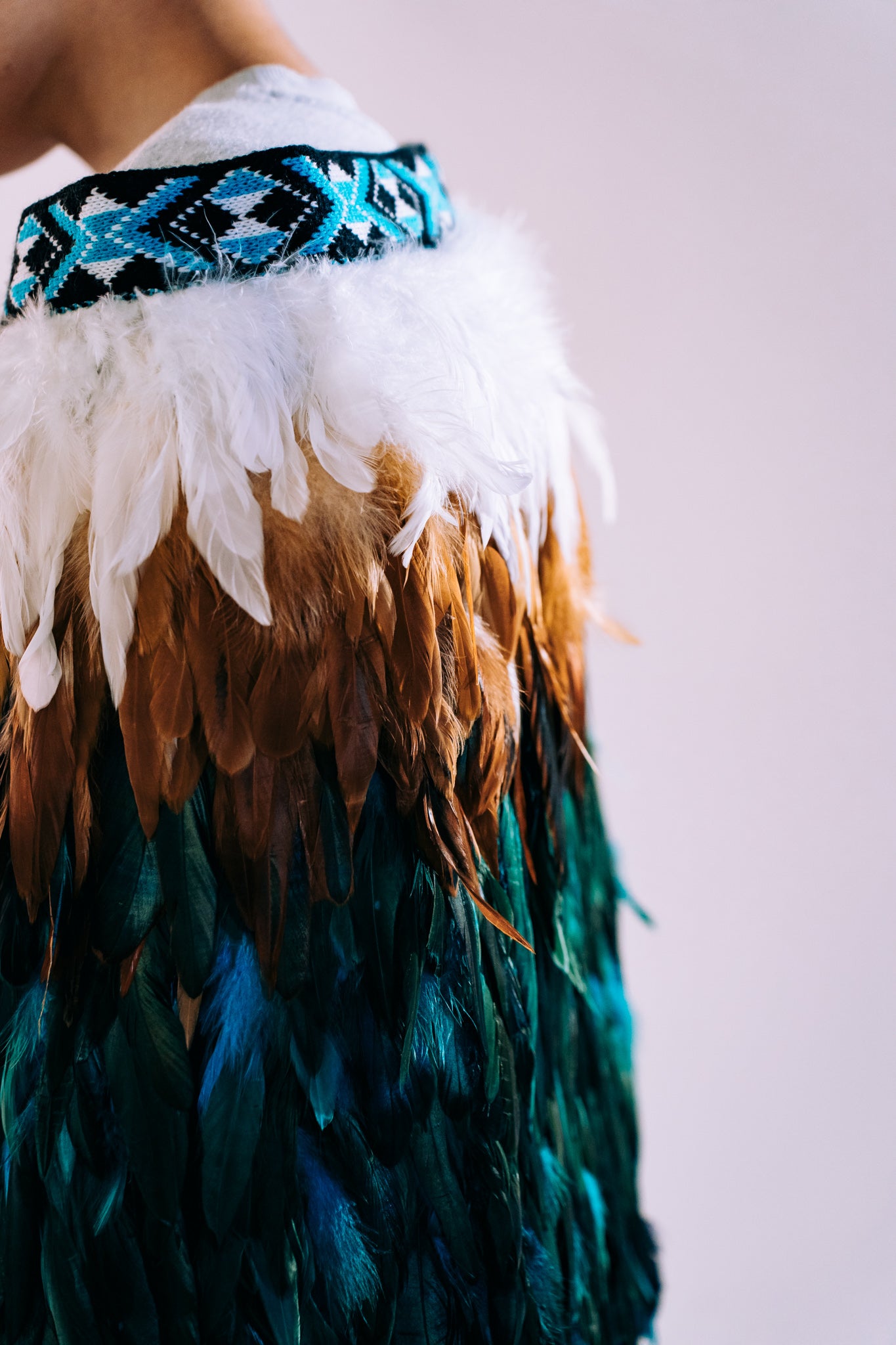 Kingfisher Blue Contemporary Korowai