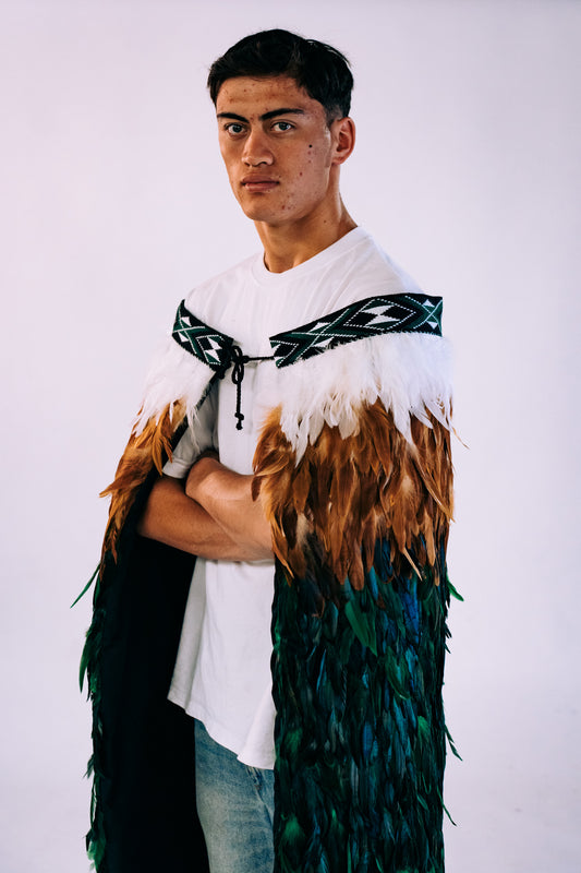 Green Ngāhere Contemporary Korowai