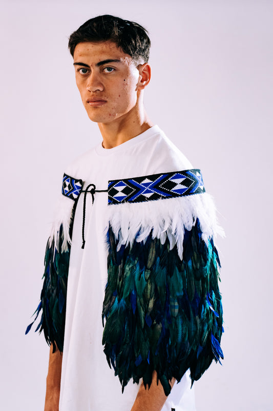 Blue Moana Contemporary Korowai