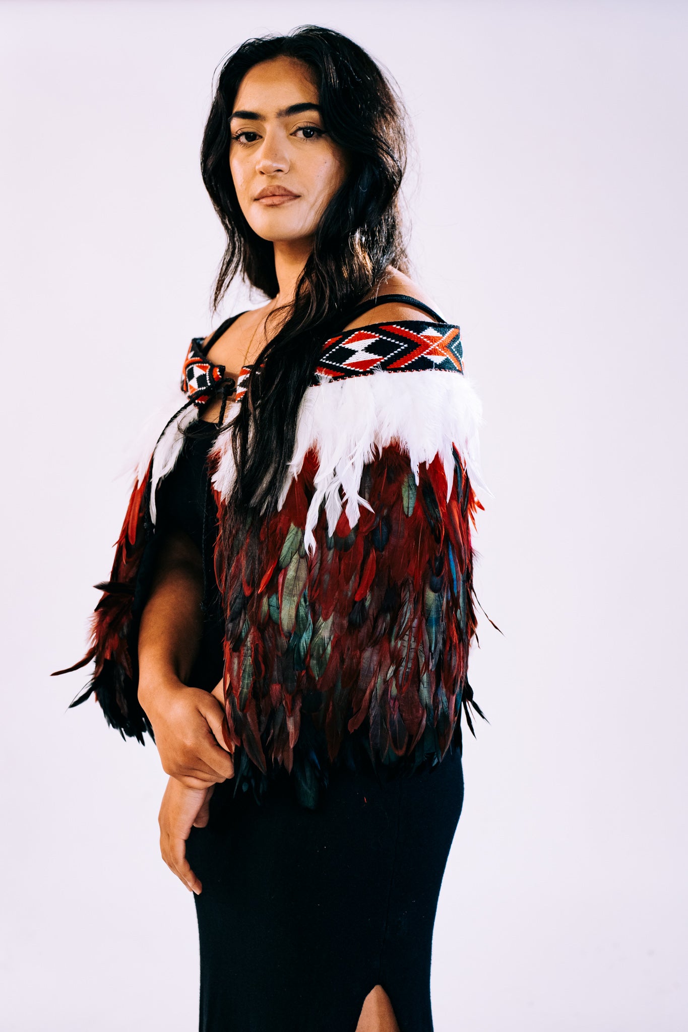 Red Contemporary Korowai