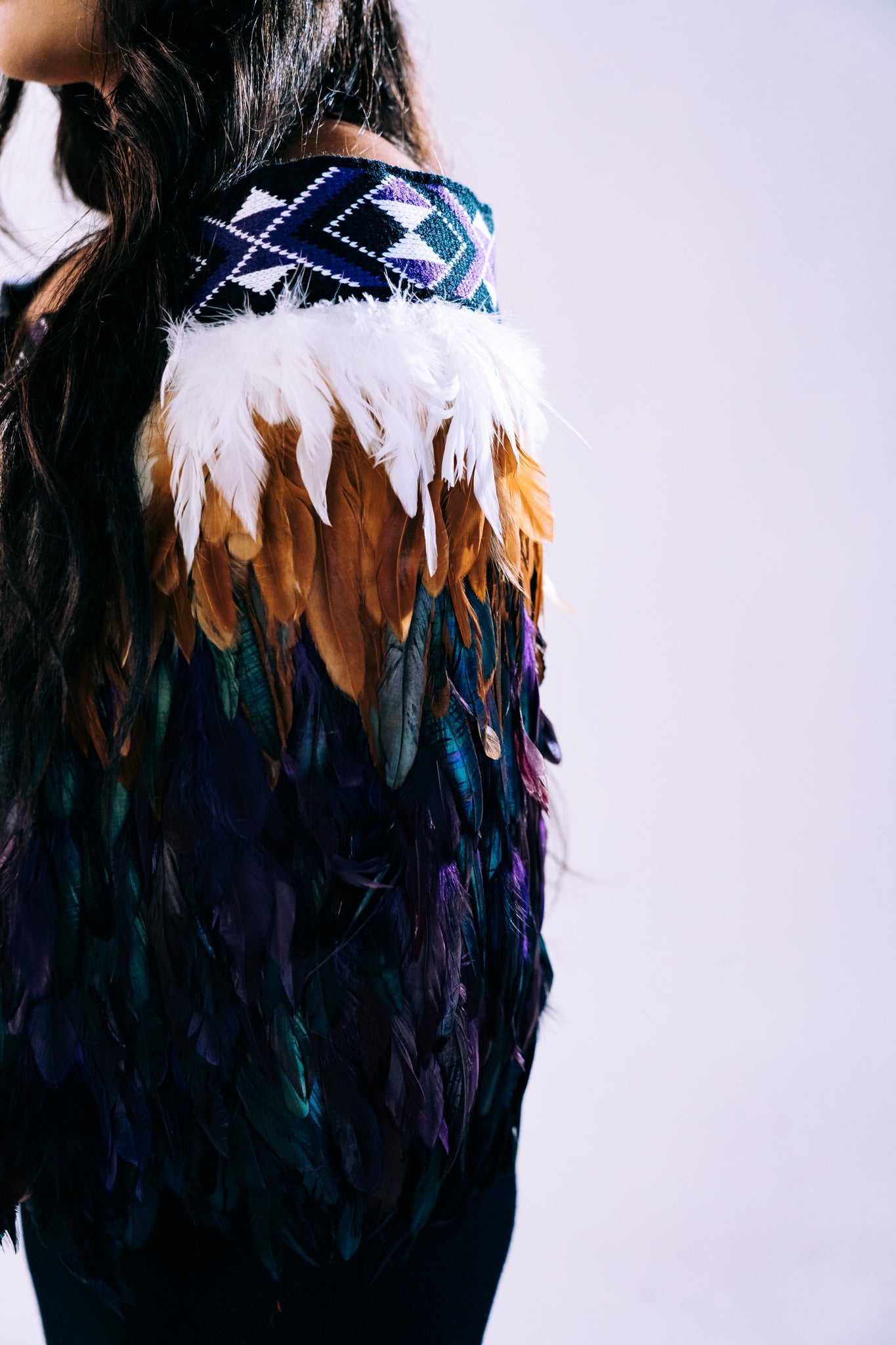 Purple Contemporary Korowai