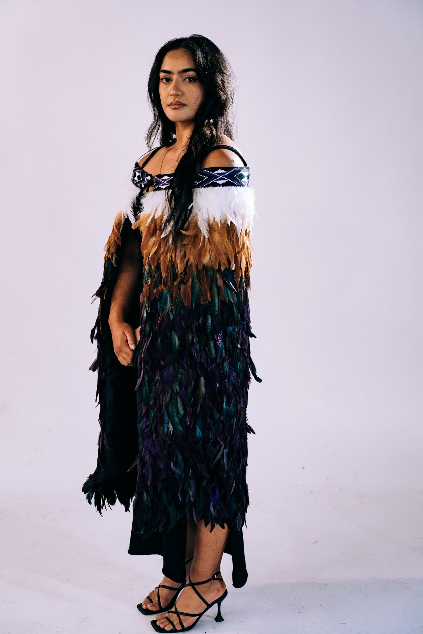 Purple Contemporary Korowai