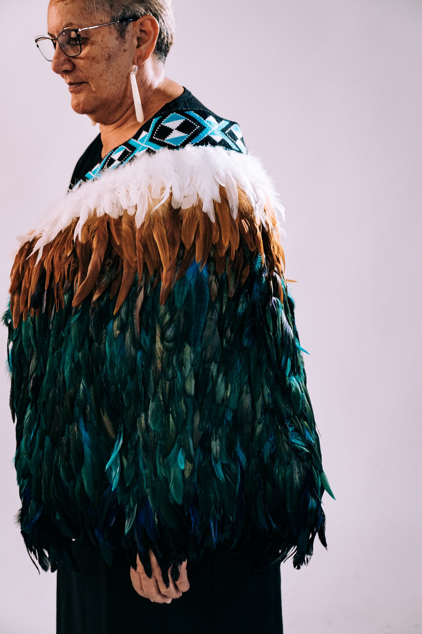 Kingfisher Blue Contemporary Korowai