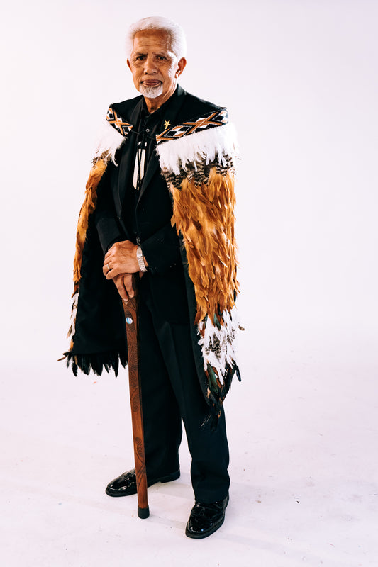 Brown Whenua Contemporary Korowai