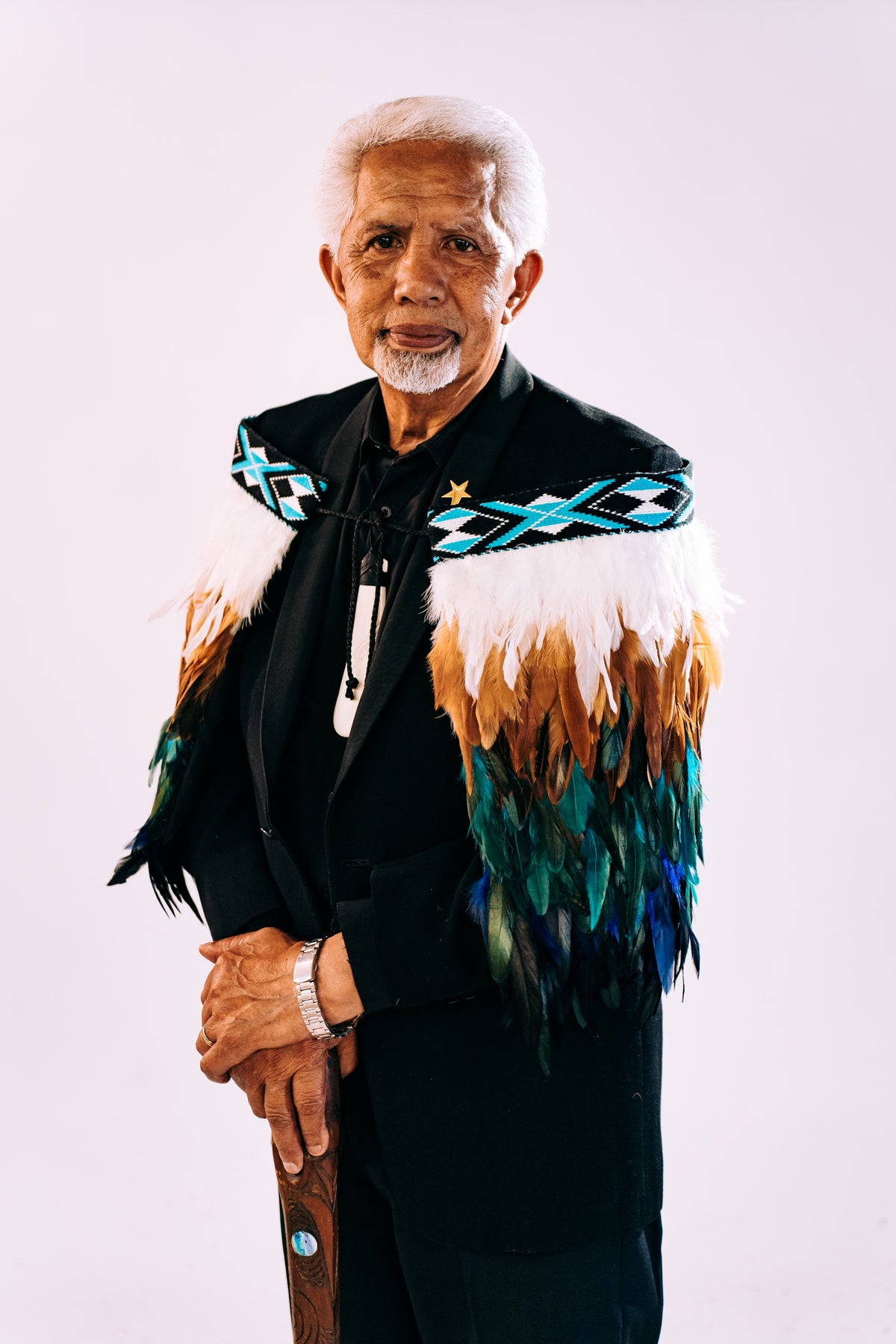 Kingfisher Blue Contemporary Korowai