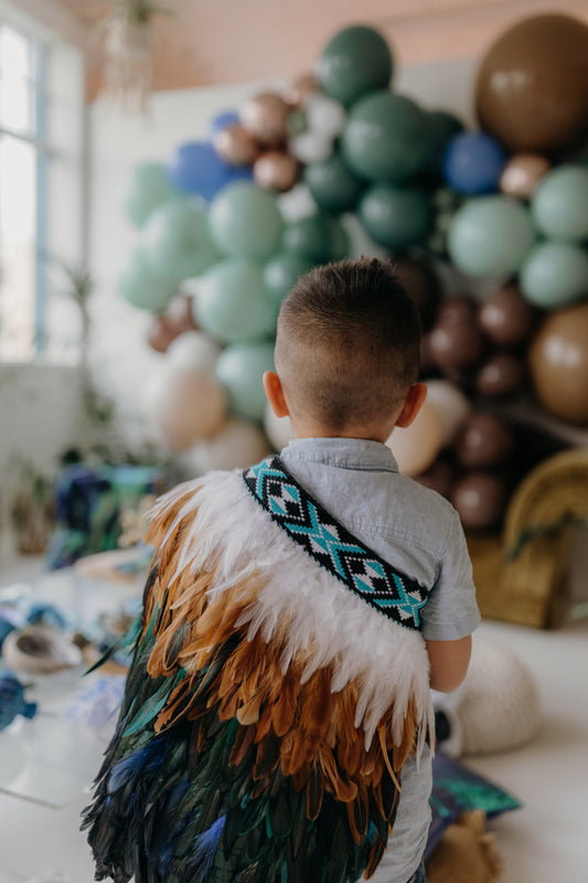 Kingfisher Blue Toddler Korowai