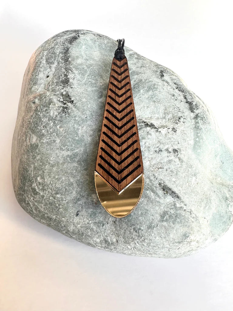 Huia Feather Pendant