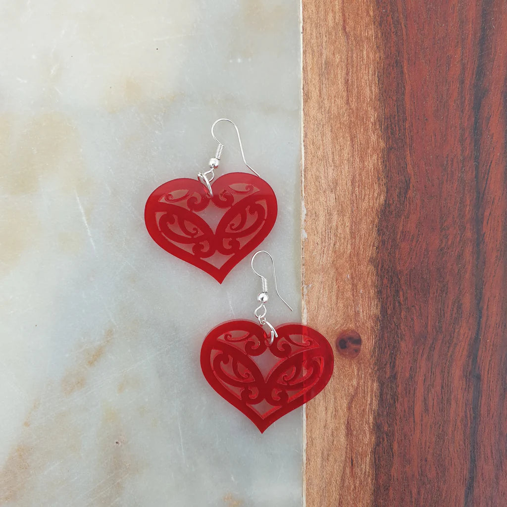 Manawa Heart Earrings