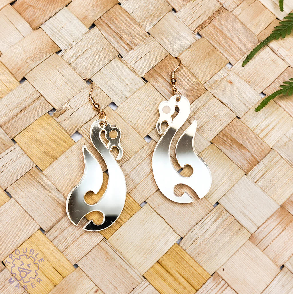 Manaia Matau Earrings