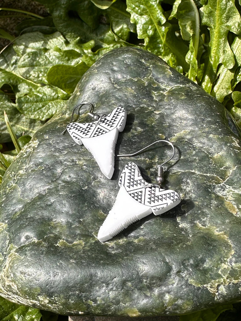 Mako Teeth Earrings